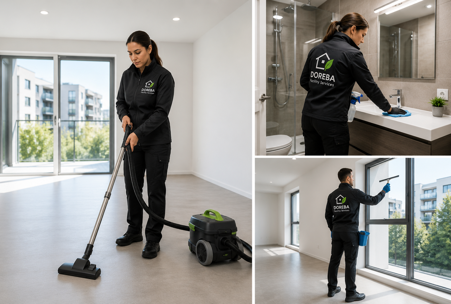 Wohnungsreinigung und Wohnungsendreinigung durch DOREBA Facility Services in Basel und Baselland